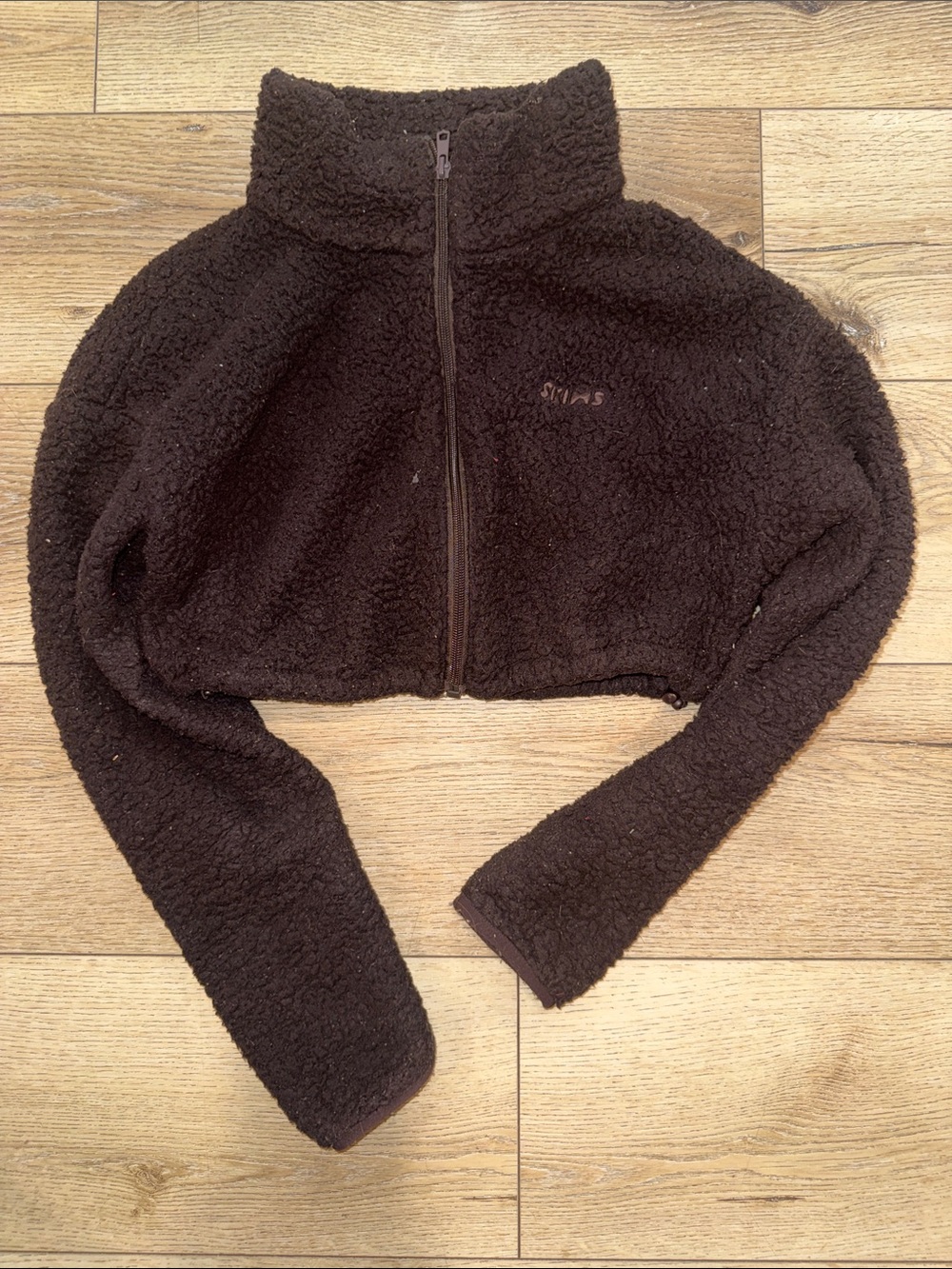 Skims Teddy Cropped Jacket